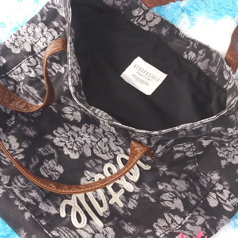 ✅ AEROPOSTALE SHOULDER BAG With Leather Straps ✅